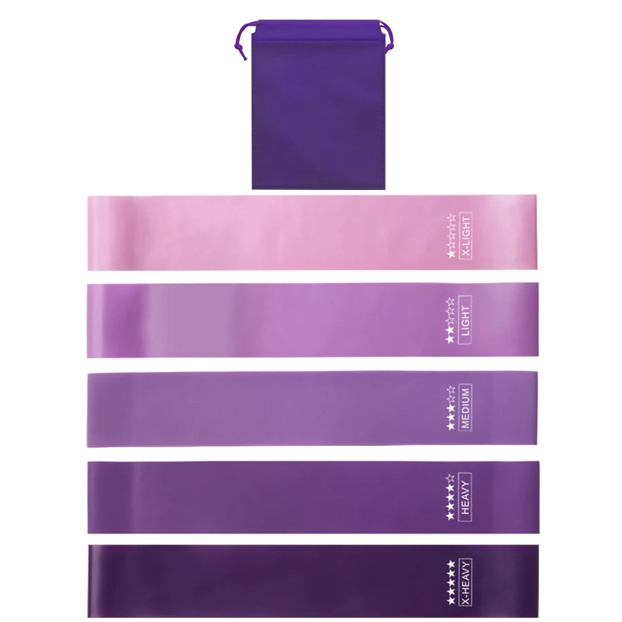 chunziset ziwfbd Color Resistance Loop Bands Set – 5-Level Natural Latex