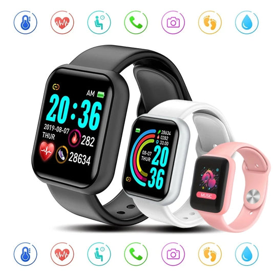 Color Screen Smart Fitness Watch – Heart Rate & Sleep