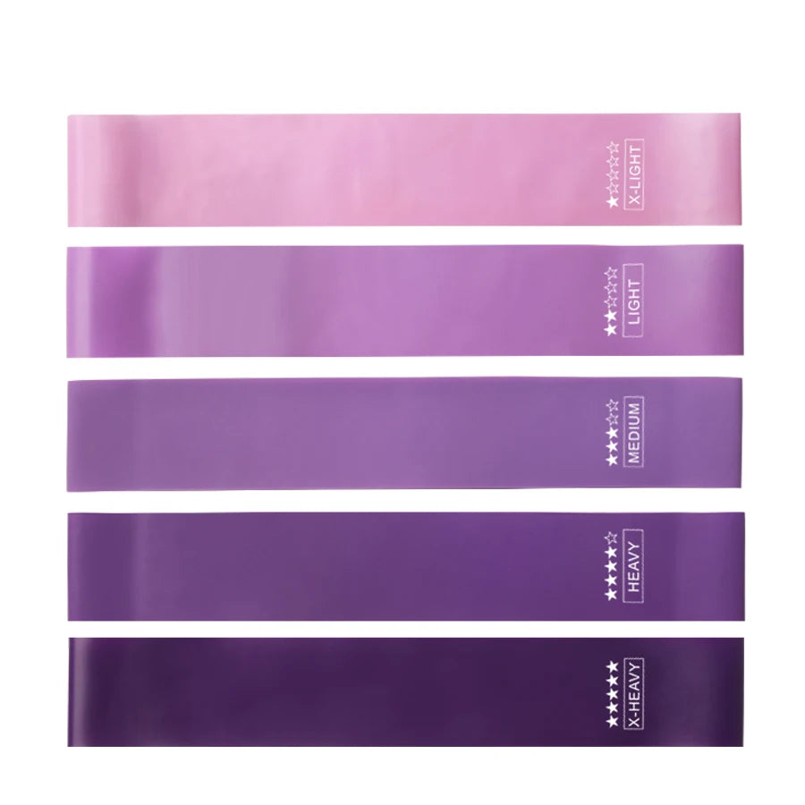 chunziset Color Resistance Loop Bands Set – 5-Level Natural Latex