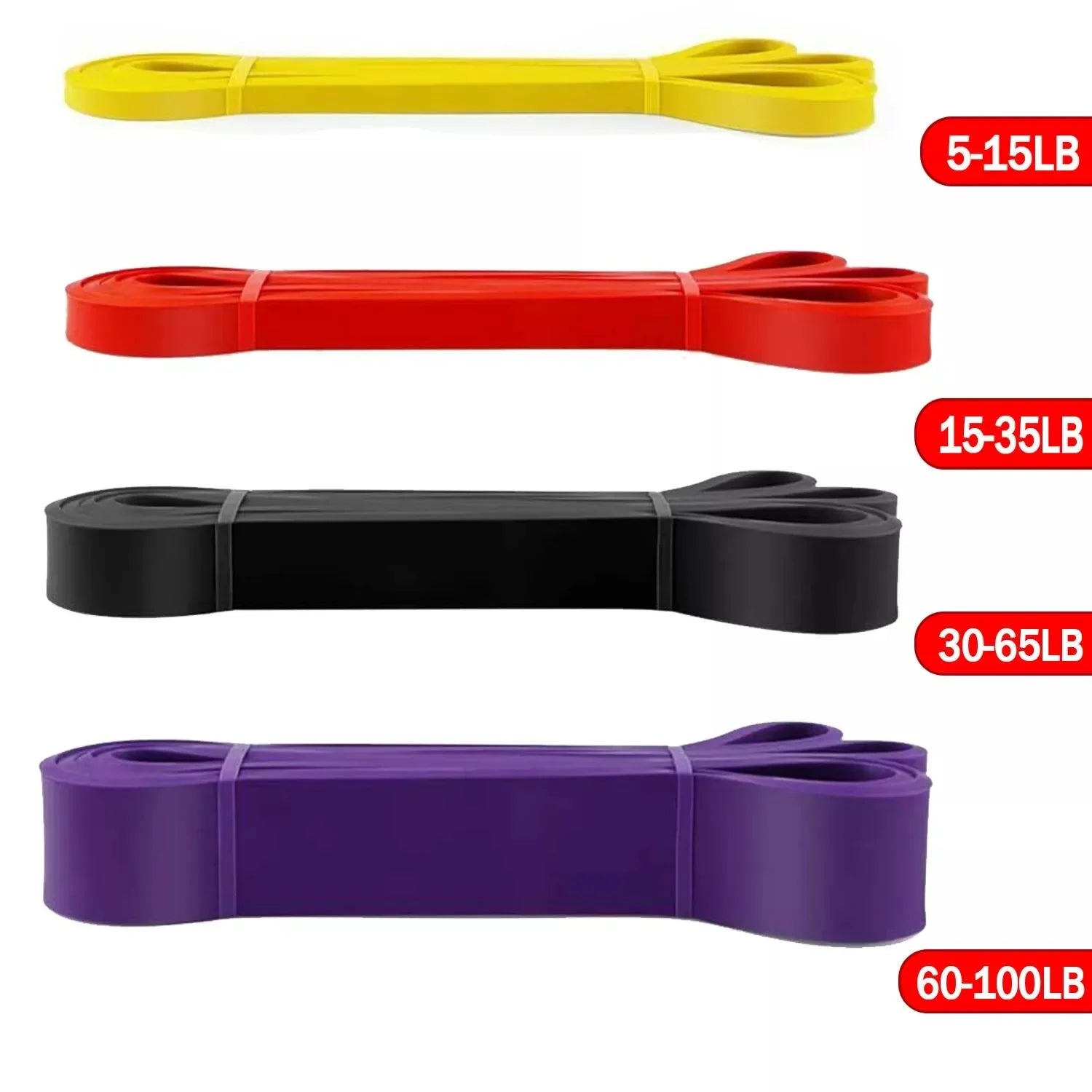 set12 Color Latex Resistance Exercise Band – Full-Body Strength Training
